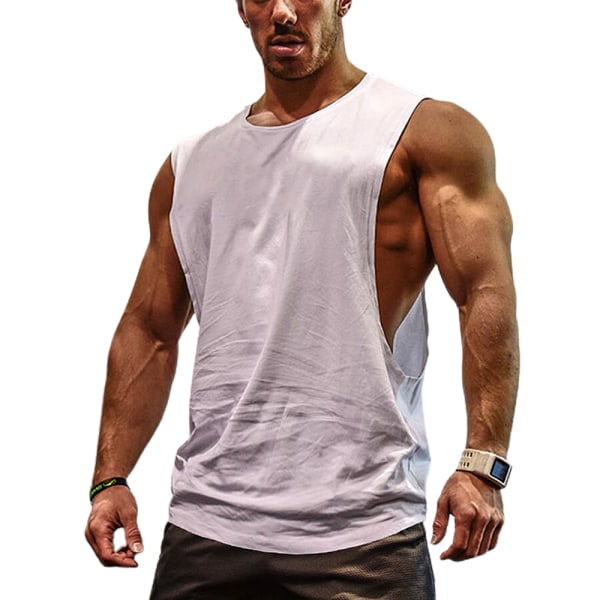 CDQ Sportstyle T-skjorte herr linne Gym Muscle Tee Fitness
