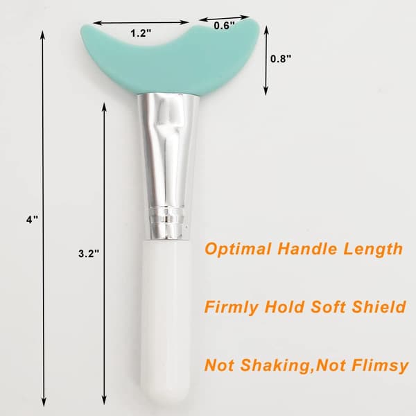 Lash Guard - Eyeliner Aid - Eyelash Mask - Reusable - Soft Silicone Edge - Eye Makeup Protector