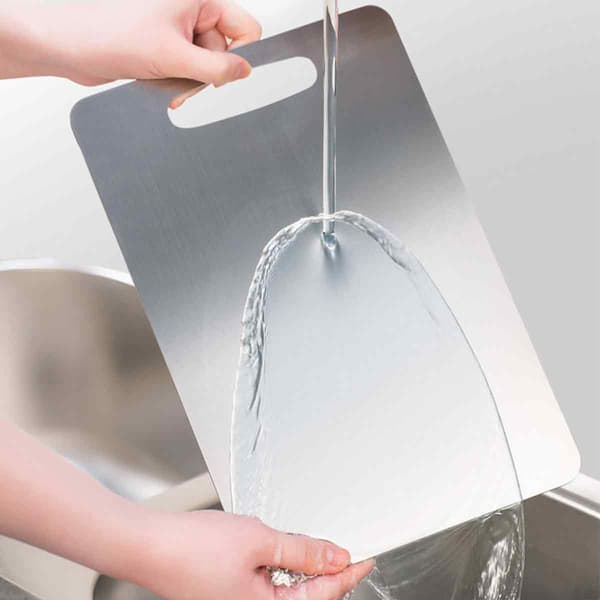 Stainless Steel Cutting Board - Double-Sided Thickened - Advanced Hygiene, High Quality, Antibacterial - 34*23cm