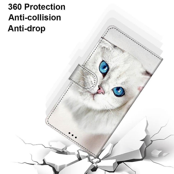 Kompatibel med Iphone 12 White Cat-deksel null ingen