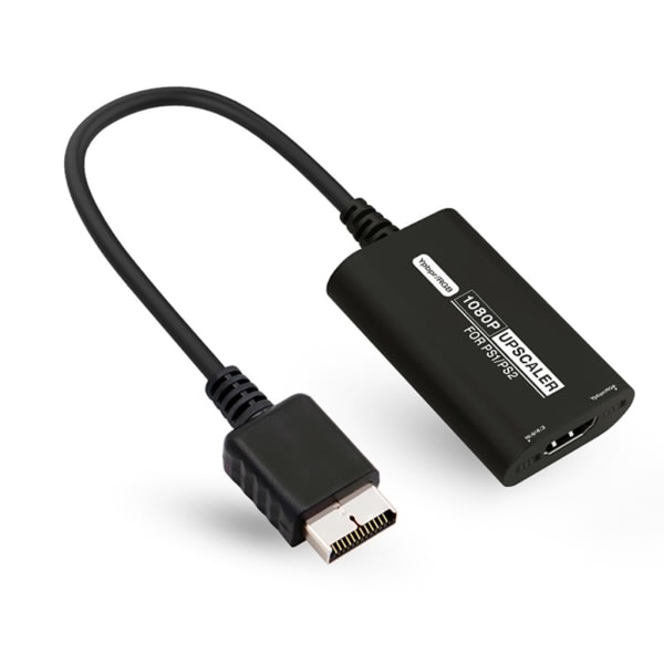 1080P HDMI-kompatibel adapter RGB-YPbPr Upscaler 16:9/4:3 Bildförhållande Växling för PS1 PS2 Spelkonsol HDTV Konverter szq