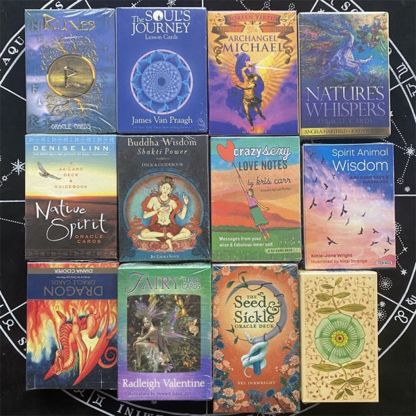 Tarot Englantilainen oraakkelikorttipeli poker luonnon kuiskaaja oraakkeli zdq