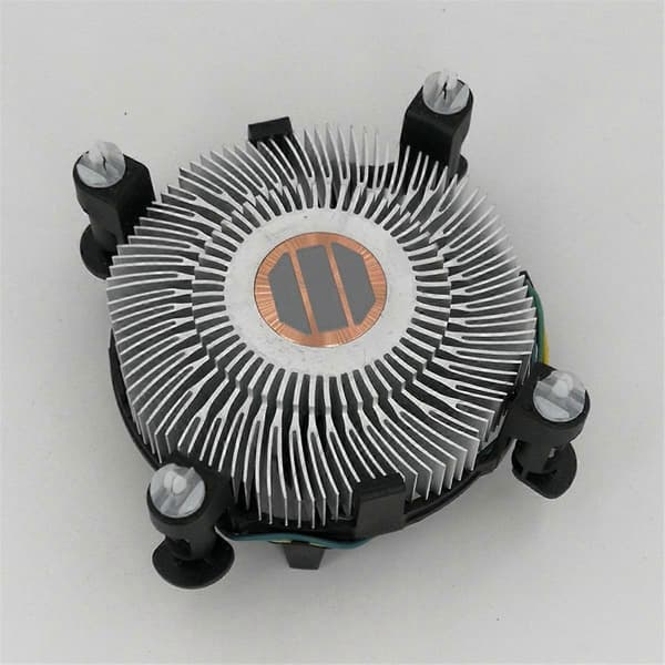 CPU-kølerblæser 4-benet stik CPU-køler med kobberrende til I3/I5/I7 Socket 1150/1151/1155/_TF