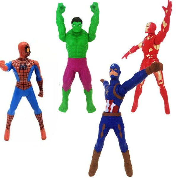 18 cm Marvel Spiderman Hulk Ironman Anime Figur Action Toy S04