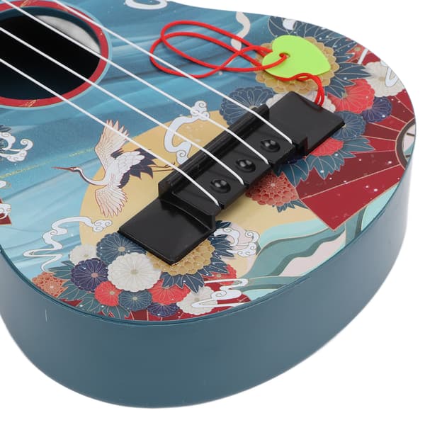 Barnleksak Ukulele Mini Plastgitarr Musikinstrument för Förskolebarn Present Blå