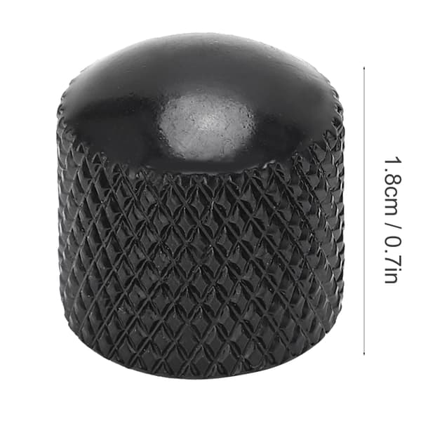 3 st Gitarrkontrollknapp Volym Ton Passform Toppset Kit Instrumenttillbehör Ersättning Svart