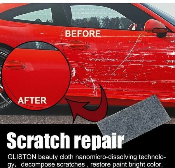 6-pack - Nano Sparkle Cloth - Car Scratch Repair Cloth Nano Magic Cloth - Suitable for Car New thsinde
