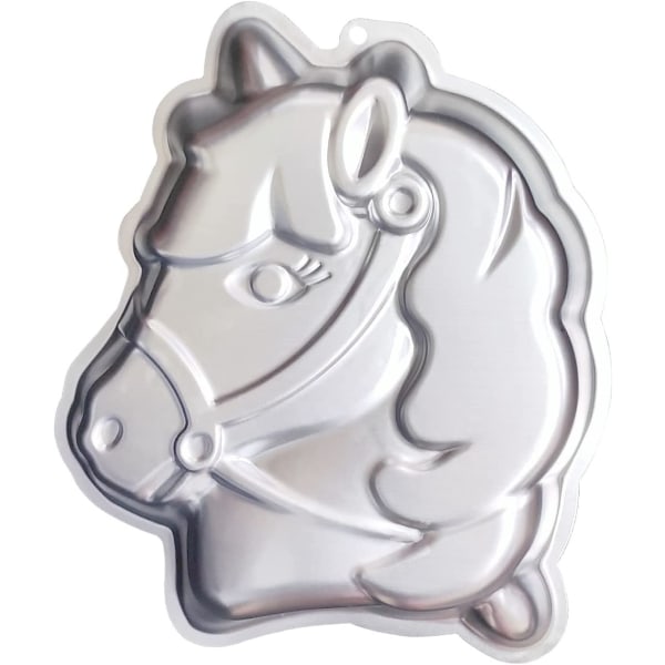 Anodiseret Unicorn kageform i aluminium