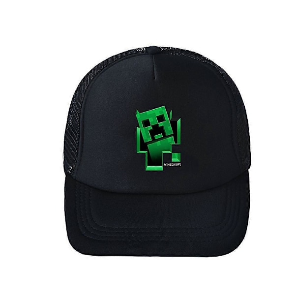 Minecraft Sommer Snapback Kasket Børn Drenge Piger Udendørs Åndbar Sports Solhat [db] D