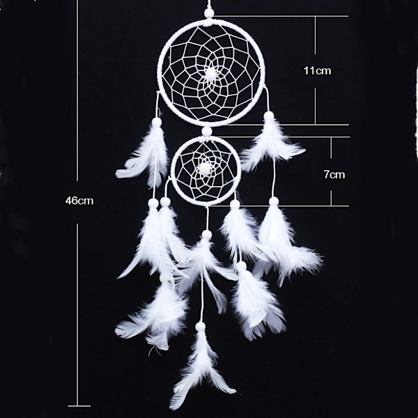 Dream Catcher Feather Weaving RED red