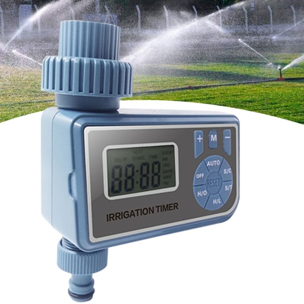 Sprinklertimer Digital Vandtimer Programmerbar Enkelt Udtag Auto&Manuel Tilstand Slangtimer