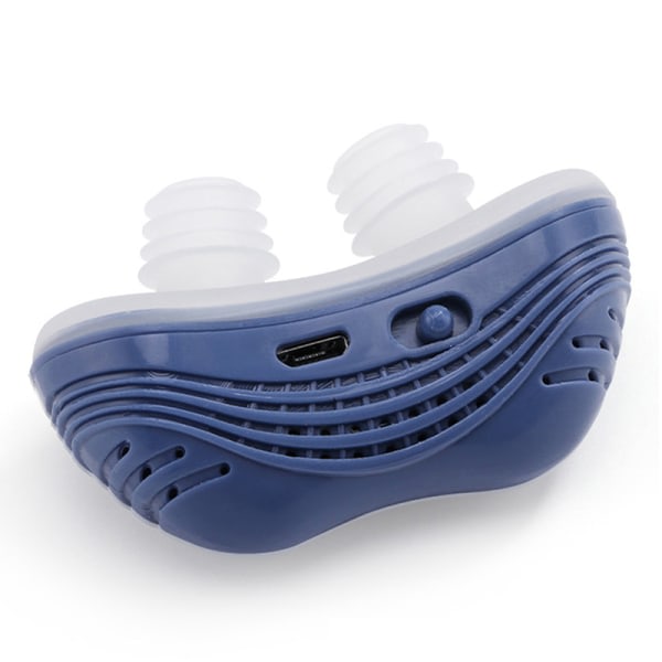 Elektrisk anti-snorkning, elektronisk enhet Sleep Stop S Blå