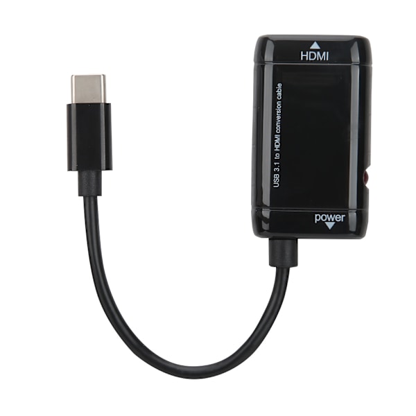 USB 3.1 Typ C MHL - HDMI-sovitinkaapeli Android/IOS-matkapuhelimille ja -tableteille