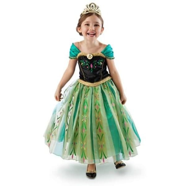 Perfekt søt prinsesse Anna-kjole - Perfekt 120 cm 120 cl