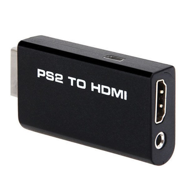 HDV-G300 PS2 till HDMI 480i/480p/576i o Video Converter Adapter F Svart en one size