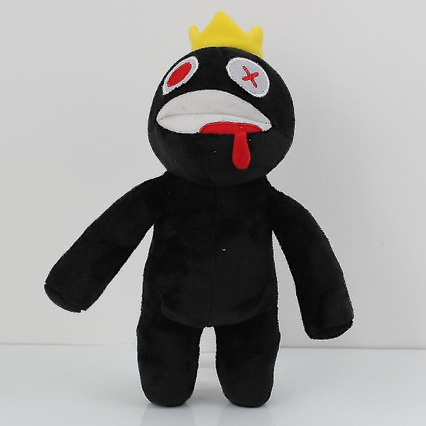 Ny Rygsæk Plys Fyldt Legetøj Kawaii Pikachu Mimikyu Eevee Mew Gengar Snorlax Taske Blød Skoletaske Børnenes Dag Gave (FMY) 30cm black crown