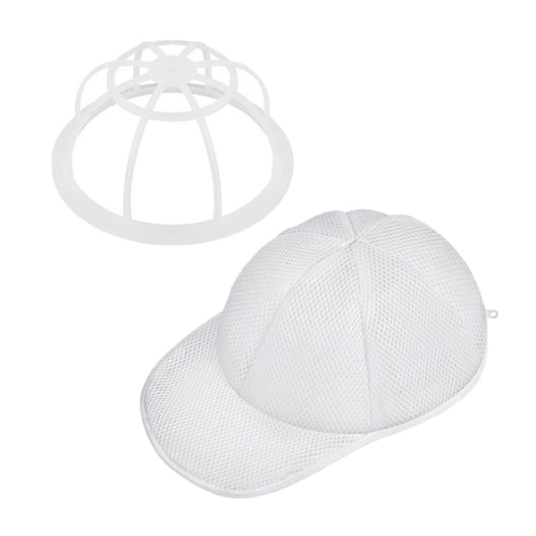 Ny Diskmaskin Hat Wash Protector Baseball Hat Washer Baseball White 1PC