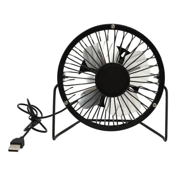 Solcelledrevet ventilator 5W USB 360 graders justerbar solcellepanel drivhusventilator til udendørs hønsehus hundehus