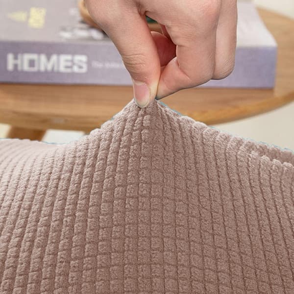 Matstolsöverdrag 4-pack Stretch Sammet Överdrag för Parsons Stolar Matsal Bröllop Hotell Khaki