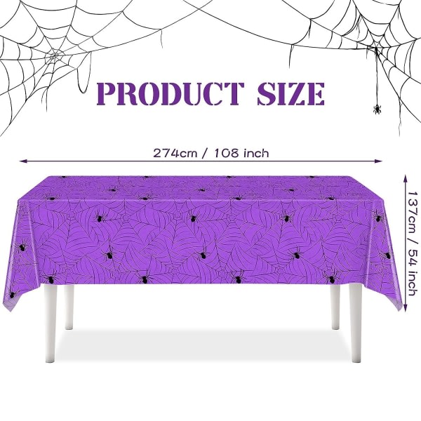 CDQ Halloween-bordsdug Spider Web-cover Halloween