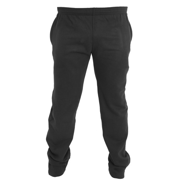Duke Mens Kingsize Albert Åben søm joggingbukser 7XL Sort Black 7XL zdq