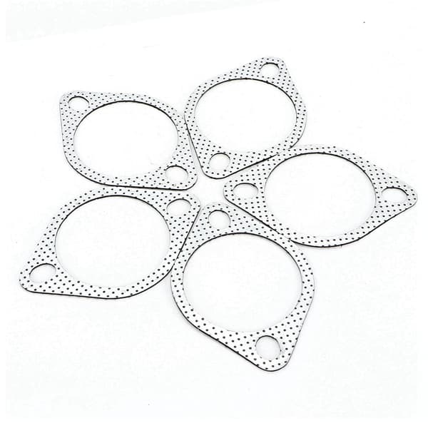 5 st 3'' keramiska avgaspackningar metall med förstärkt ring 3in 76mm Downpipe