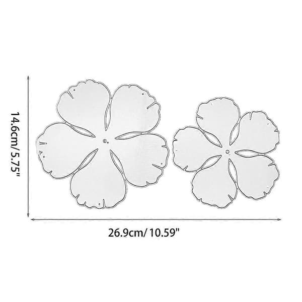 Blomsterprægningsstempler til fødselsdagskortfremstilling DIY-håndværk_tfrf