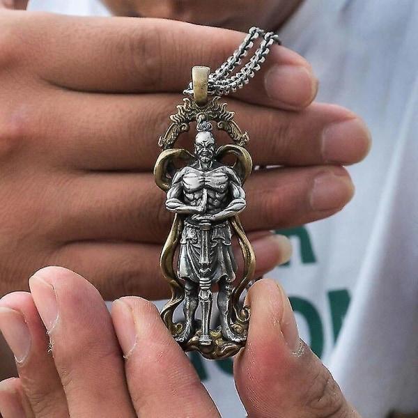 Luova Guardian Vajra Buddha -riipus kaulakoru miehille ja naisille buddhalainen riipus amuletti kaulakoru Rentouttavat asusteet Korut