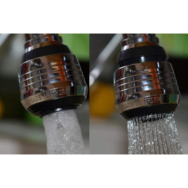 Flexibel kran Sprayer 360 Köksdiskbänkluftare Abs polerad krom for kallt varmt vand (sølv zdq