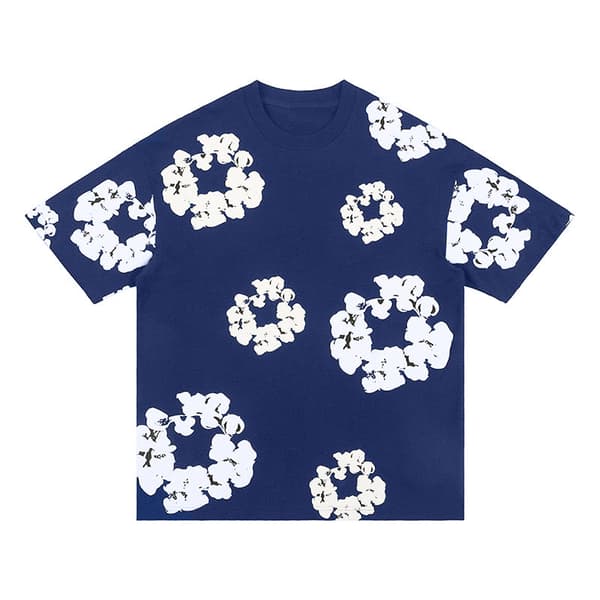 Herr Denim Tears Kesä Lyhythihainen Vaatesetti Sininen S S Blue