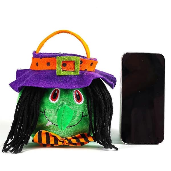 Halloween Dekorasjoner Heks Gresskar Stoffveske_tfrf