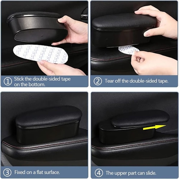 Bil Armlænskude Arm Booster SORT Black