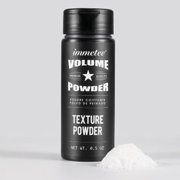 Hårpuder Säkra ingredienser Hårstyling Svart Mode Fluffigt Effektiv modellering Uppfriskande pulver för män