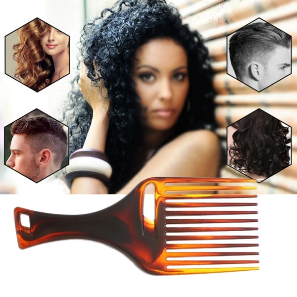 Plast hårkaminlägg afrikansk hårforlengning kam hårgaffel kam hårolja hårstylingborste