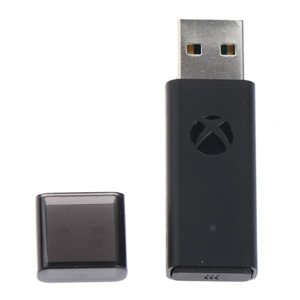 Trådløs adapter for Xbox One-kontroller 10 2.G PC-mottaker Svart One Size Black one size