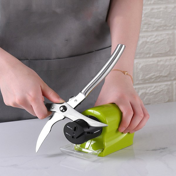 5 sekunders hurtig slipestenssliper for saks Green One Size