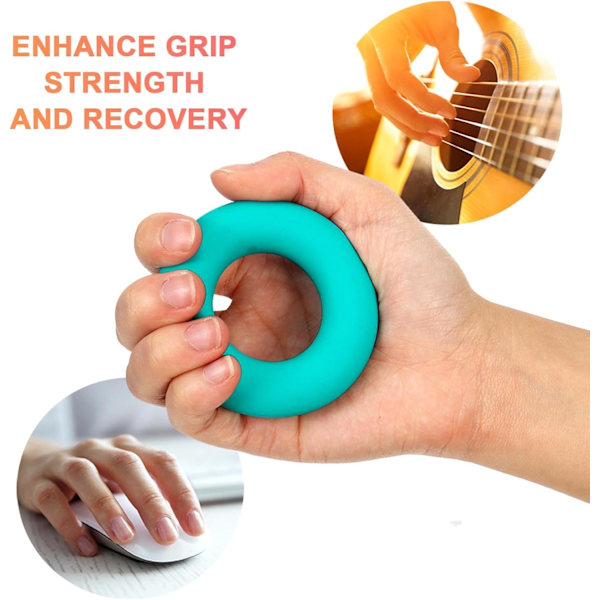 3 stk håndgrepsforsterker underarm fingre håndgrepstrener for muskeltrening sport fitness klatring, 30 40 50 lb