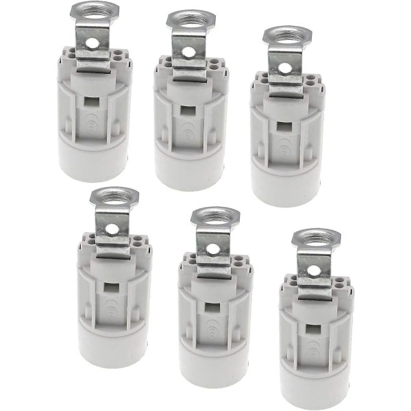 E14 Flammepære Sockel, Termoplast, Svart, Ses 52 mm Høy, 1/8 Ips Hickey-gjenger