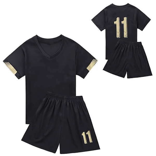 Partihandel fotbollströja uniform set barn fotbollskläder tröjor Plum Plum M