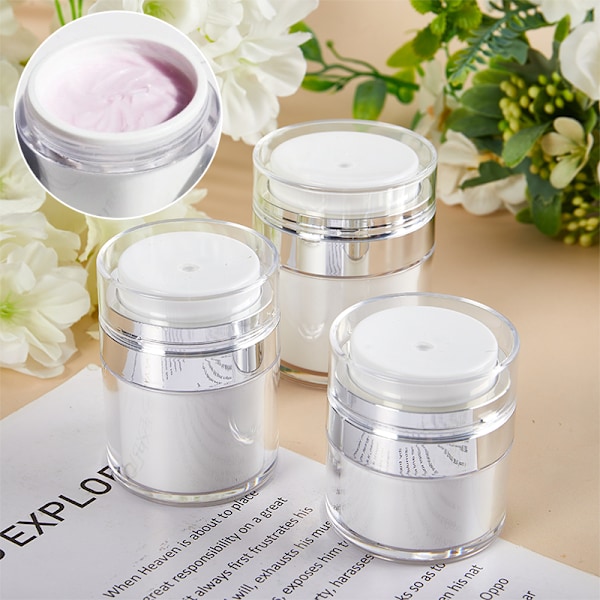 15/30/50ml Vakuumluftfria pumpflaskor Kosmetisk behållare 50ML
