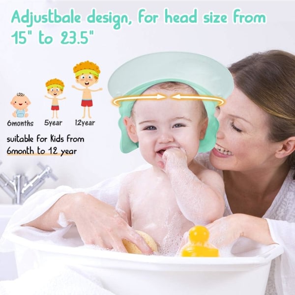 CDQ Justerbar baby shower - För hårtvätt och schamponering - För småbarn och vuxna - För att förhindra att vatten kommer in ögonen