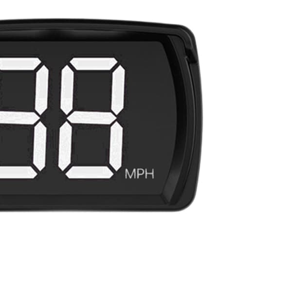 Generisk Head up Display Hastighetsmätare MPH för Bil Fordon Buss - Vit - Vit_tfrf