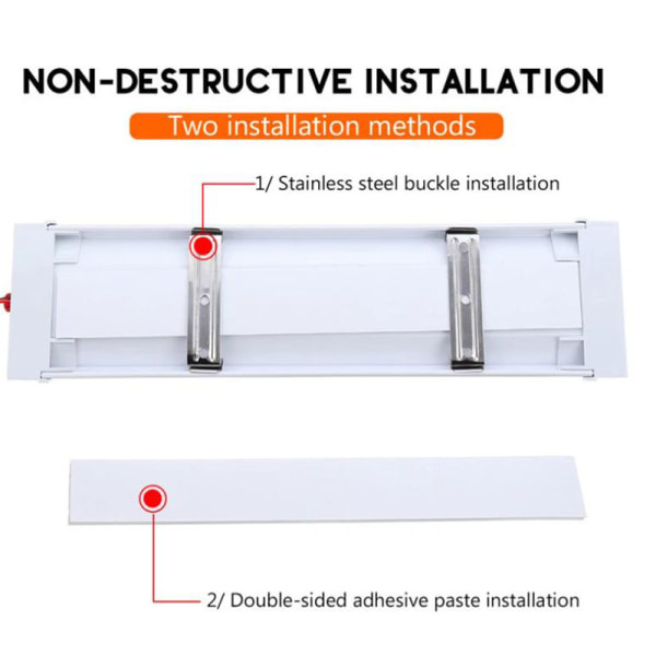 12/24V bil interi?r tak 72LED takkupol l?tt lastbil husbil LED 12V