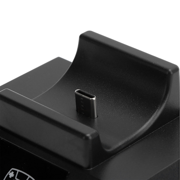 Kontroll Single Ladestation Ladestation Dock med Display til PS5 Gamepad