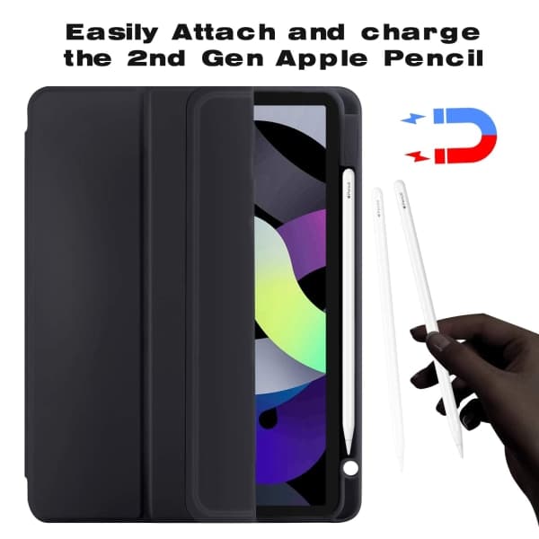 CDQ Tech-Protect Kompatibel med iPad 10.9 2022 Cover SmartCase sort