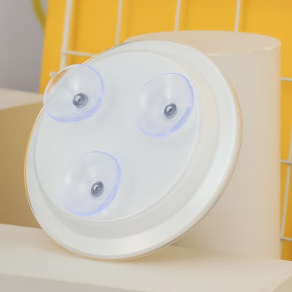 20x Magnifying Makeup Mirror - Round - With Suction Cup - Portable Shower Mirror - 150mm - White - For Precise Makeup