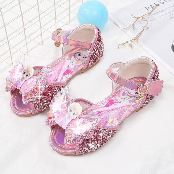 prinsesskor elsa skor barn festskor blå 19cm / size29 19cm / size29