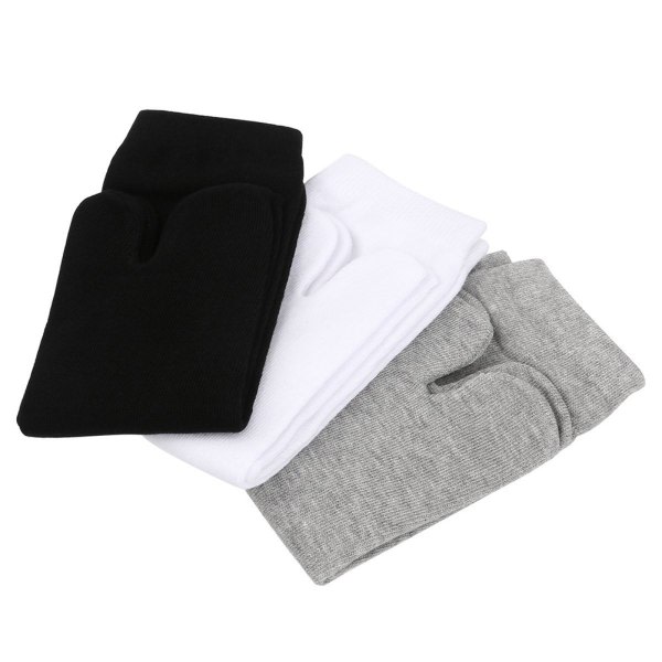 3 par strømper Herre Dame Kimono Flip Flop Sandal Split Toe Tabi Ninja strømper default zdq