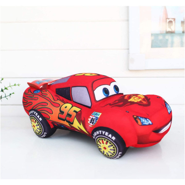 Racing Story Doll Lightning McQueen nr 95 bilmodel Plysjlegetøj til børn Plysbildukke 17cm