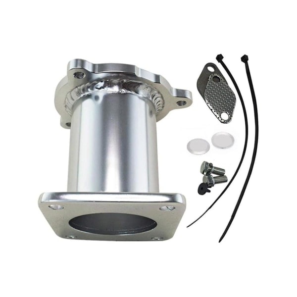 Aluminium EGR-fjerningsett Blanking Bypass for 5-serien E60 E61 E61n 520i 525d 530d 535d Fjern Kit V Sølv none